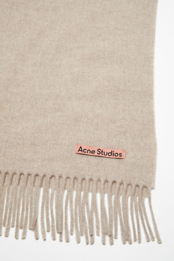 (image for) Unique Value Fringe wool scarf - oversized